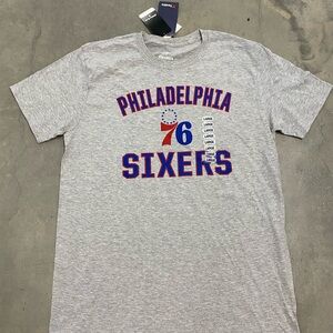 Fanatics Gray Philadelphia 76ers T-Shirt